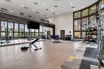 The arbors at breckinridge apartment homes fitness center with free weights